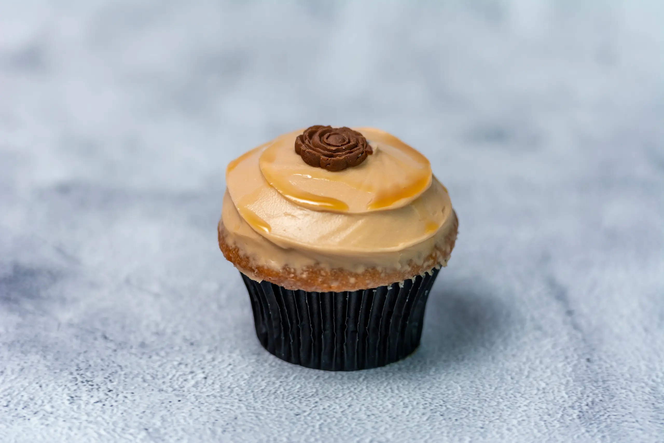Salted caramel cupcake